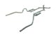Crossmember Back w/Xchange Exhaust System 70-71 GTO/68-72 442 Split Rear Dual Exit 2.5 in Interme...