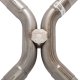 1965-70 Chevy Impala  H-Pipe Crossmember Back Exhaust 409 SS Rear Exit Race Pro Mufflers Pypes Pe...