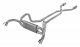 Crossflow System w/X-Pipe Exhaust System 75-81 Split Rear Dual Exit 2.5 in Intermediate And Tail ...
