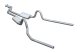 Cat Back Exhaust System 78-88 GM G-Body Split Rear Dual Exit 2.5 in Intermediate And Tail Pipe St...