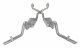 Crossmember Back w/X-Pipe Exhaust System 78-88 GM G-Body Split Rear Dual Exit 2.5 in Intermediate...