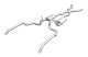 1994-1996 Chevy Impala Converter Back Exhaust System With X-Pipe Out The Back Exit 409 Stainless ...