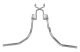 1975-1987 GM C15 Truck 2.5 Inch Crossmember Back With X-Pipe Exhaust System Includes Catalytic Co...