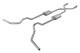1975-1987 GM C-15 Truck 2.5 Inch Crossmember Back With X-Pipe Exhaust System Includes Catalytic C...