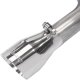 Axle-Back Exhaust System 18-24 Jeep Jl Dual Exit 2.5 Inch Intermediate And Tailpipe Street Pro Mu...