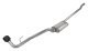 2020-2024 Jeep JT Gladiator CatBack Exhaust System 409 Stainless With Street Pro Muffler Black Po...