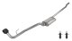 2020-2024 Jeep Gladiator JT Rubicon Cat Back Exhaust System 409 Stainless With Street Pro Muffler...