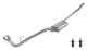 2020-2024 Jeep Gladiator JT Rubicon Cat Back Exhaust System 409 Stainless With Street Pro Muffler...