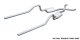 Crossmember Back w/X-Pipe Exhaust System 66-74 Mopar B-Body Split Rear Dual Exit 2.5 in Intermedi...