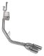 Cat-Back Exhaust System 14-21 Split Side Dual Exit 2.5 in Intermediate And 3 in Tail Pipe Race Pr...