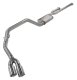 Cat-Back Exhaust System 14-21 Split Side Dual Exit 2.5 in Intermediate And 3 in Tail Pipe Street ...