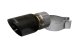 Single 3.0 Inch Black Pro-Series Tip (Clamp Included) 2.5 Inch Inlet Universal Stainless Steel Co...