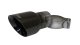 Single 3.5 Inch Black Pro-Series Tip (Clamp Included) 2.5 Inch Inlet Universal Stainless Steel Co...