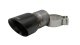Single 3.5 Inch Black Pro-Series Tip (Clamp Included) 2.75 Inch Inlet Universal Stainless Steel C...