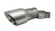 Single 4.0 Inch Polished Pro-Series Tip (Clamp Included) 2.75 Inch Inlet Universal Stainless Stee...