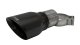 Single 4.0 Inch Black Pro-Series Tip (Clamp Included) 2.75 Inch Inlet Universal Stainless Steel C...