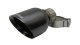 Single 4.5 Inch Black Pro-Series Tip (Clamp Included) 2.5 Inch Inlet Fits 11-Present Dodge Durang...