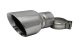 Single 4.5 Inch Polished Pro-Series Tip (Clamp Included) 3.0 Inch Inlet Fits 09-17 Dodge Ram (2 R...