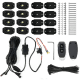 NEW - 8pc Ultra Bright White 10000 Lumen LED Rock Light Crawler Kit with Seven Fade and Strobe Pa...