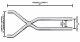 Exhaust X-Pipe Kit Intermediate Pipe 2.5 in Tunnel Crossover Hardware Incl Natural 409 Stainless ...