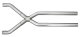 Exhaust X-Pipe Kit Intermediate Pipe 3 in Tunnel Crossover Hardware Incl Natural 409 Stainless St...