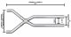 Exhaust X-Pipe Kit Intermediate Pipe 3 in Tunnel Crossover Hardware Incl Natural 409 Stainless St...