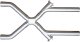 Xchange X-Pipe Crossover Kit Intermediate Pipe 3 in Hardware Inc Polished 304 Stainless Steel Pyp...