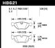 HAWK HPS 5.0 Brake Pad Sets