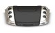 Auto Ventshade 80012 Universal Bullet Hood Scoopwith Smooth Dark Smoke Finish w/Chrome Trim Accen...