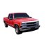 Auto Ventshade 622014 Aeroskin Flush Mount Chrome Hood Protector for 1988-1999 Chevrolet/GMC C150...