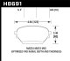 HAWK DTC-60 Brake Pad Sets