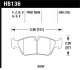 HAWK HP+ Brake Pad Sets