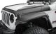 Bushwacker 14129 Black Trail Armor Hood Stone Guard for 07-18 Jeep Wrangler JK, Unlimited
