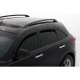 Auto Ventshade 896081 Low Profile Dark Smoke Ventvisor Side Window Deflector, 6-Piece Set for 19-...